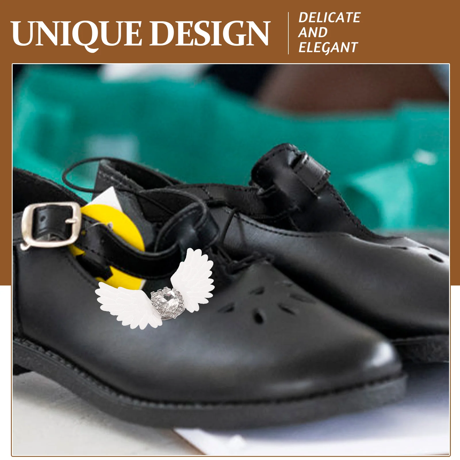 

Heart Rhinestone Shoe Clips Alloy Fabric Decorative Buckles for Women Wedding Party Bridal Shoes Embellishments