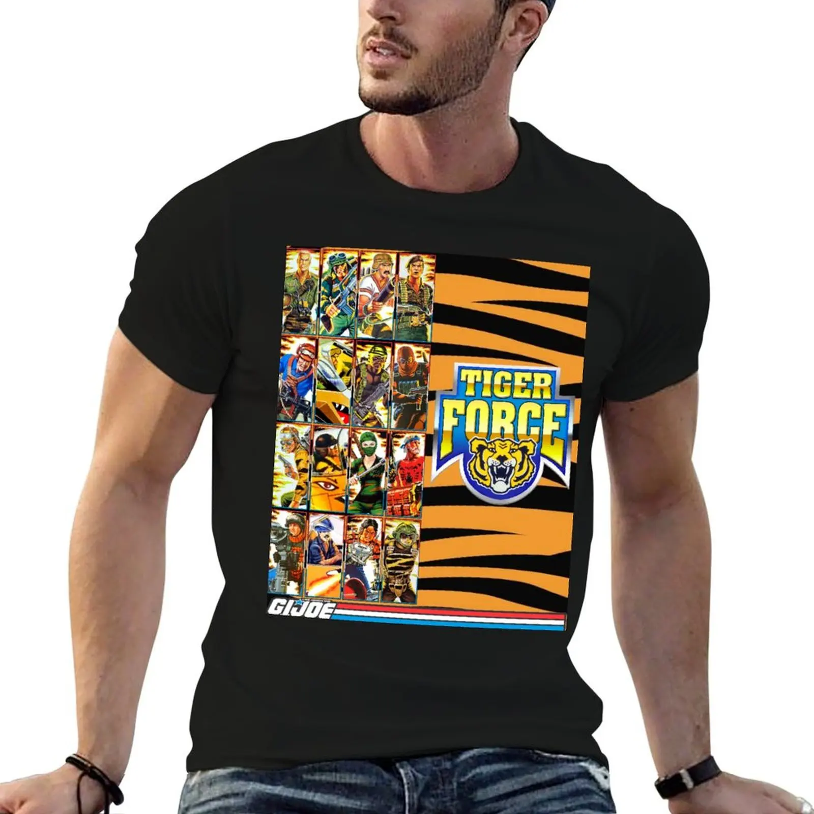 G.I. Joe in the 80s! TIGER FORCE Edition! T-Shirt anime figures vintage anime shirt graphics mens cotton t shirts