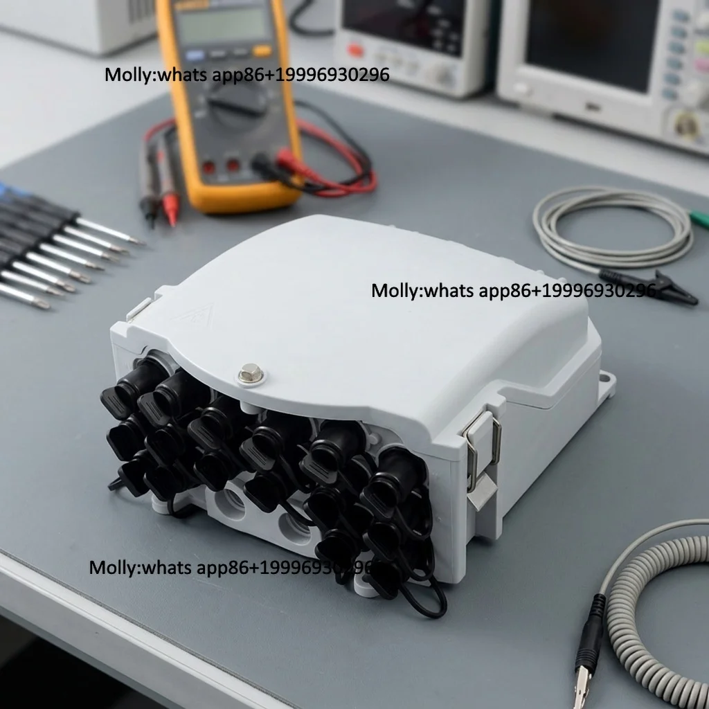 APT IP Rated Waterproof PVC FTTH Fiber Optic Terminal Box 8 Cores with PLC Splitter Indoor/Outdoor Use FC/SC/LC Adapters