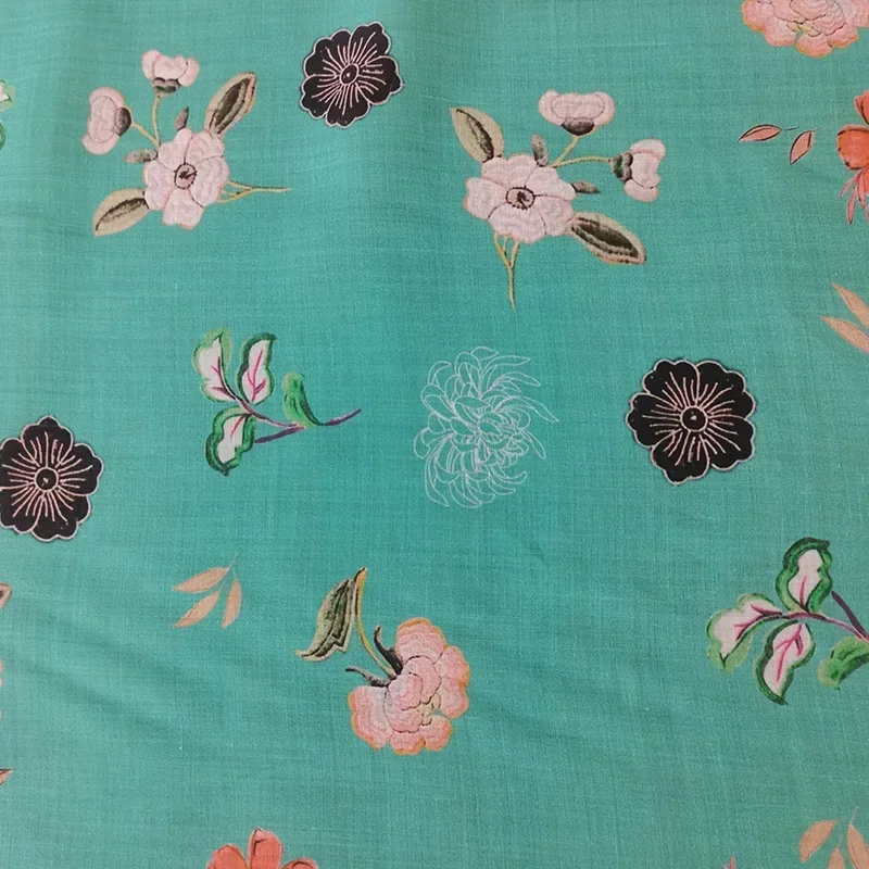 Hoogwaardige Natuurlijke 100% Pure Ramee Printstof, Geschikt Voor Zomer, Jurk, Dun, Jurk, Diy Hand Genaaid Designer Fabric2024