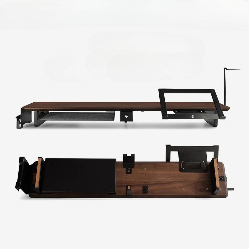 Support de support de moniteur modulaire, support d'élévation d'écran de bureau, organisateur de bureau, étagère de rangement tout-en-un pour ordinateur portable