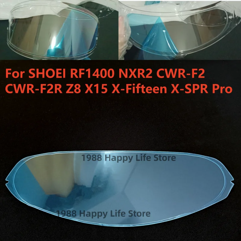 Anti Fog Film for SHOEI RF1400 NXR2 CWR-F2 CWR-F2R Z8 X15 X-Fifteen X-SPR Pro Anti-fog Sticker Patch Clear Helmet Accessories