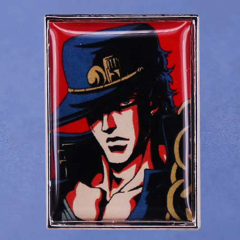 

Jojo no Kimyo na Boken Enamel Pins Collect Dyno Adventure Koonjo Seitaro A Qiang Metal Cartoon Brooch Backpack Lapel Badge