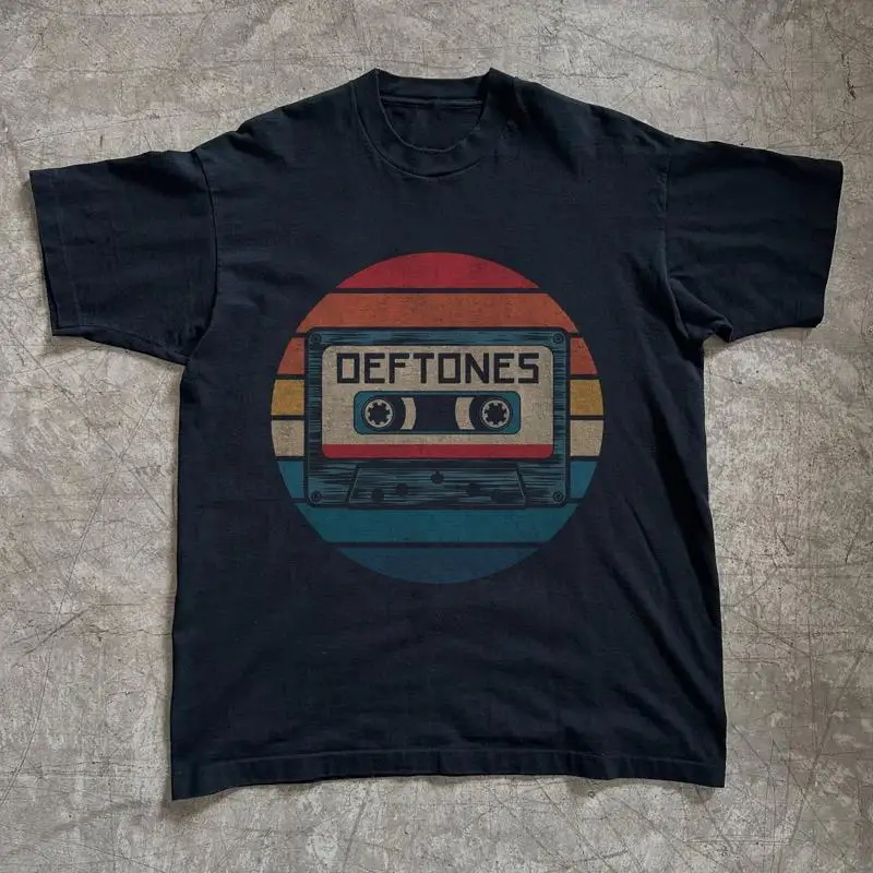 

Rare Deftones Cassette T shirt Vintage Rock Band Size S 5XL