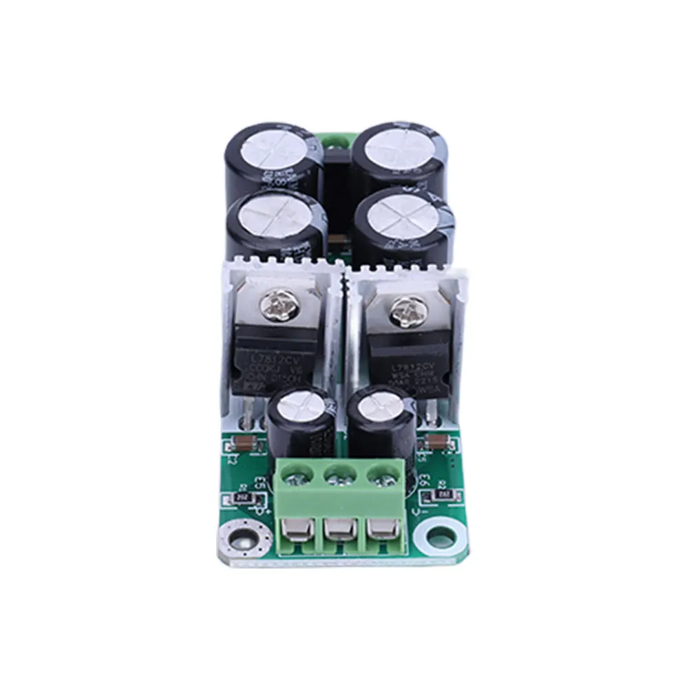 Módulo amplificador operacional Módulo de presión estable frontal positivo negativo 12V para bricolaje electrónico