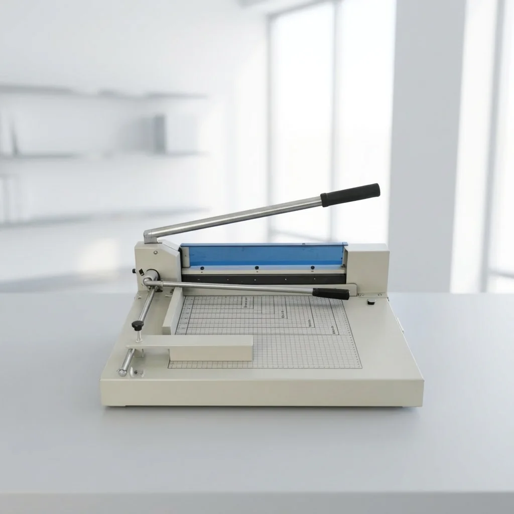 Office Manual Guillotine Paper Cutter A3 Desktop 440mm Cutting Width High Quality Sharp Blade Document Trimmer
