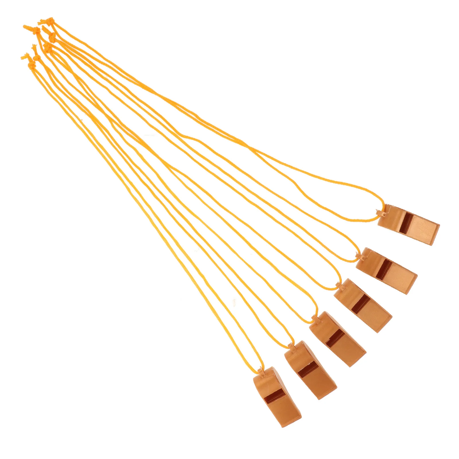 

6Pcs Whistles Plastic Cheering Multi Use Party Favors Loud Sports Training Referee Whistles for Coaches Pet