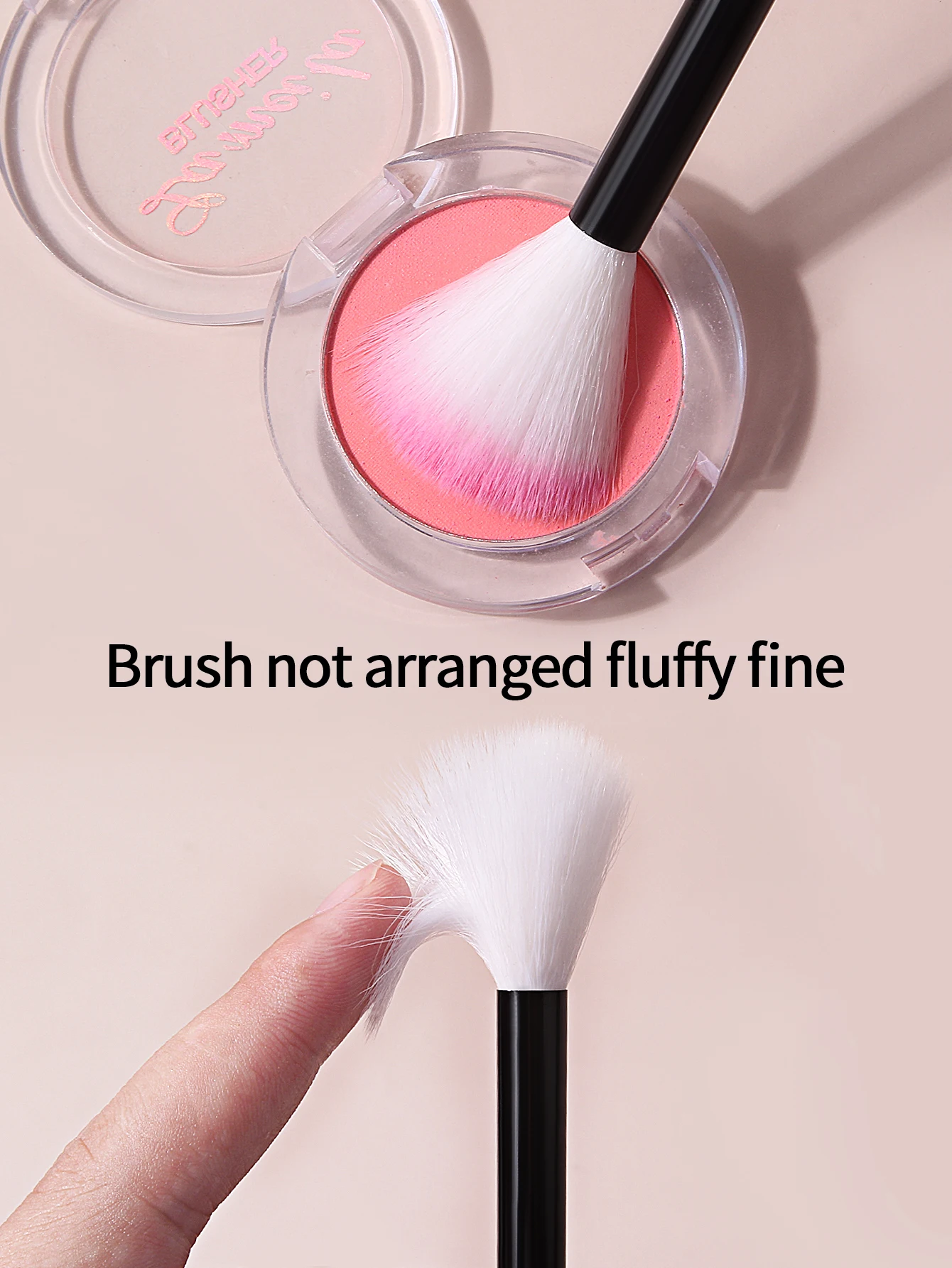 1ชิ้น kuas Rias ทรงเปลวไฟไฮกลอสจมูกอายแชโดว์แปรงปัดอายชาโดว์แปรงคอนซีลเลอร์อเนกประสงค์แปรง kuas Rias