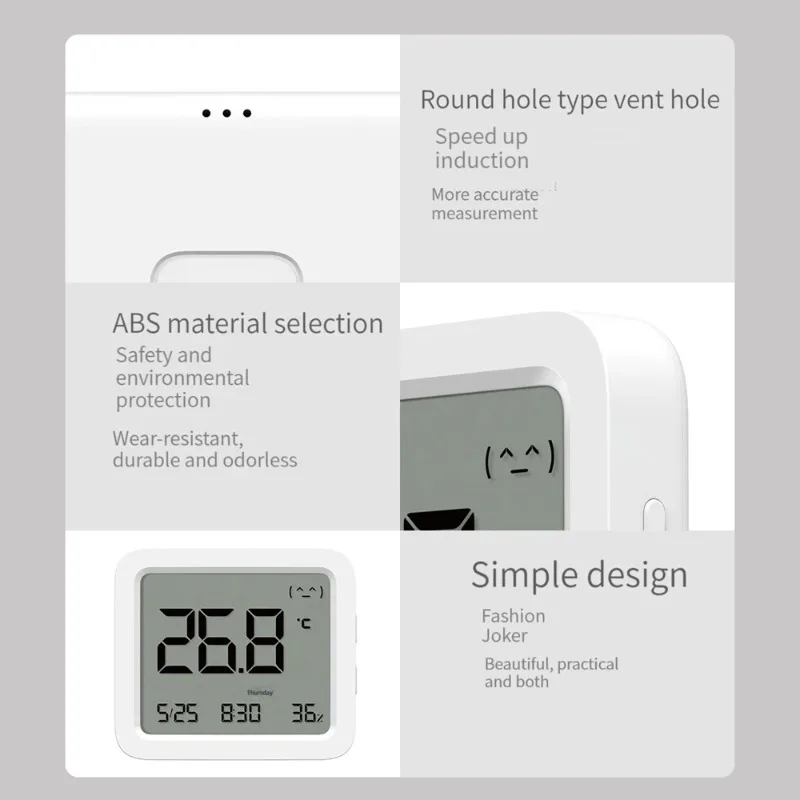 Original XIAOMI Mijia Smart Temperature Humidity Sensor 3 Electric Thermometer Digital Hygrometer Humidity Meter with Mijia APP