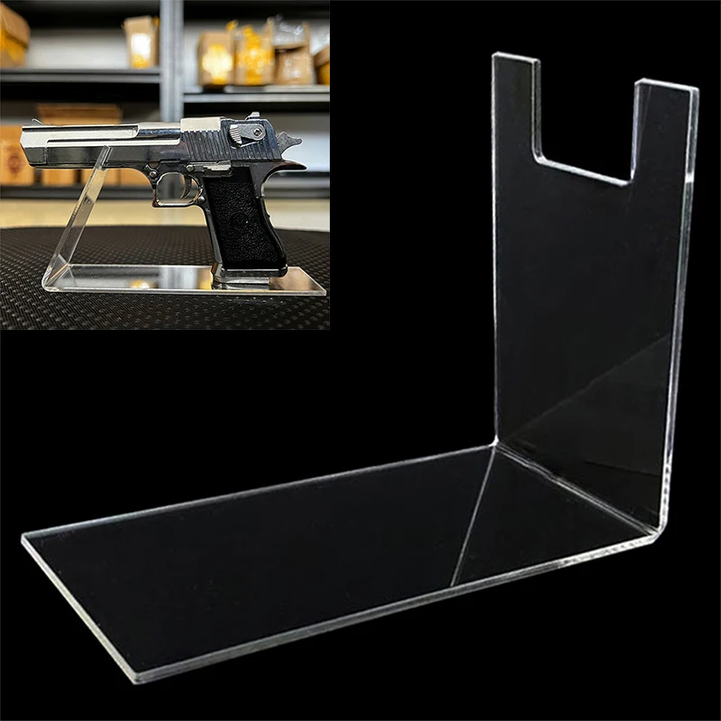 Weapon Accessories Pistol Model Stand Gunstock New Boutique Store Display Props Clear Acrylic Outdoor Pistols Holder Gun Model