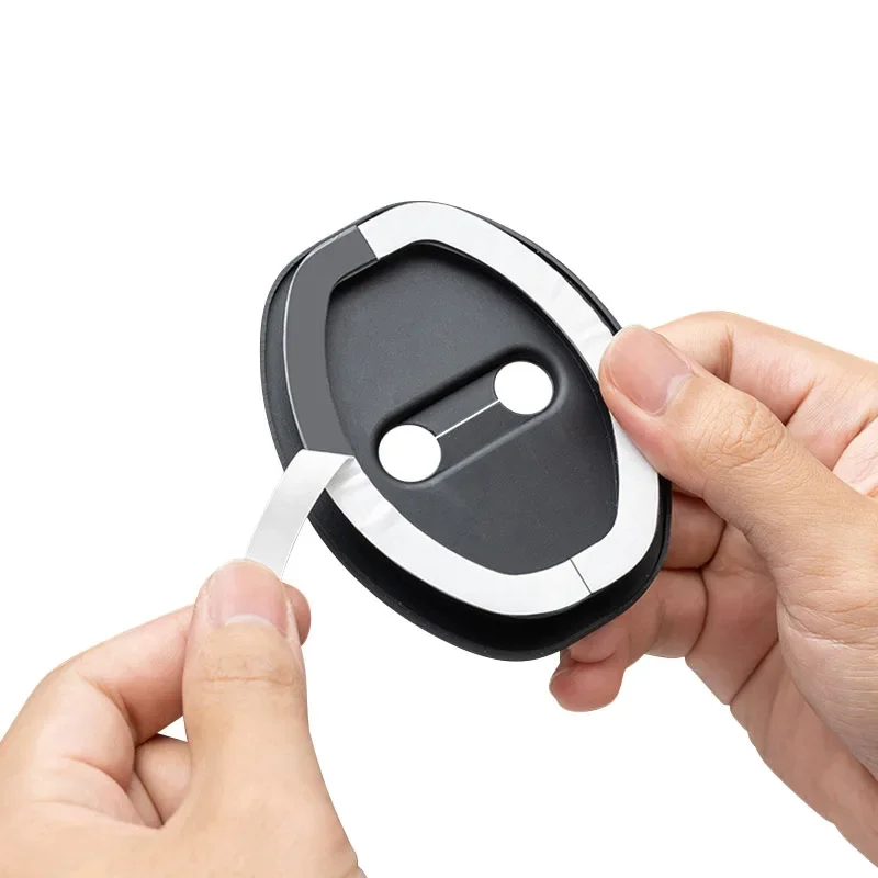 4 قطعة قفل باب السيارة المضادة للتصادم غطاء سيليكون لسوزوكي سويفت سبورت جيمي جراند فيتارا ألتو SX4 الساموراي عبر Ignis