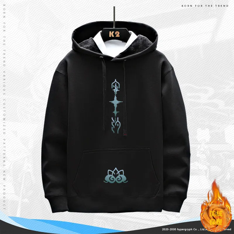 أنيمي سترة طويلة الأكمام Wuthering موجات Jinhsi للجنسين معطف هوديي الأزياء مقنعين البلوز أعلى تأثيري حلي هالوين