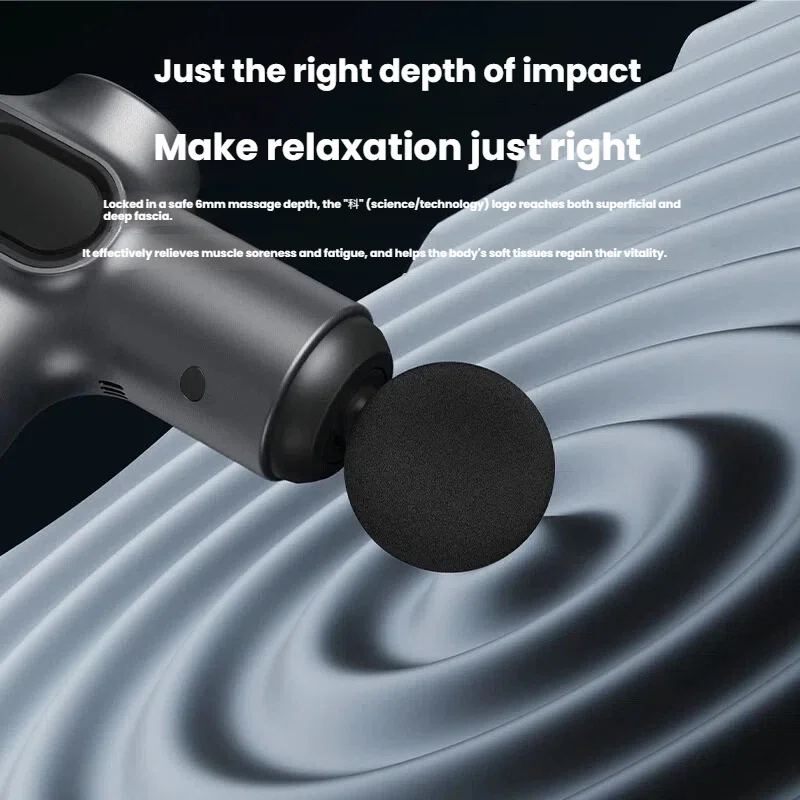 Mini Massage Gun-Handheld Display, Deep Tissue Fascia Gun, Portable Intelligent Fitness Tool, Muscle Relaxation, For Men & Women