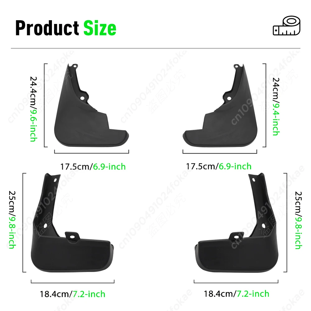 For Hyundai Accent Solaris 2011 2012 2013 2014 2016 Fender Mudguard Mud Flaps Guard Splash Flap Mudguards Car Accessories