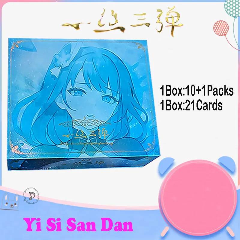 2024 Newest Yisisandan Collection Card Beautiful Cute Anime Waifu Booster Box ACG CCG TCG Doujin Toys And Hobbies Gift