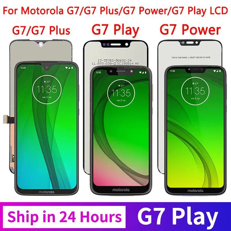 Tested For Motorola Moto G7 G7 Plus G7 Power G7 Play XT1962 XT1965 XT1955 XT1952-4 LCD Display Touch Screen Digitizer Assembly