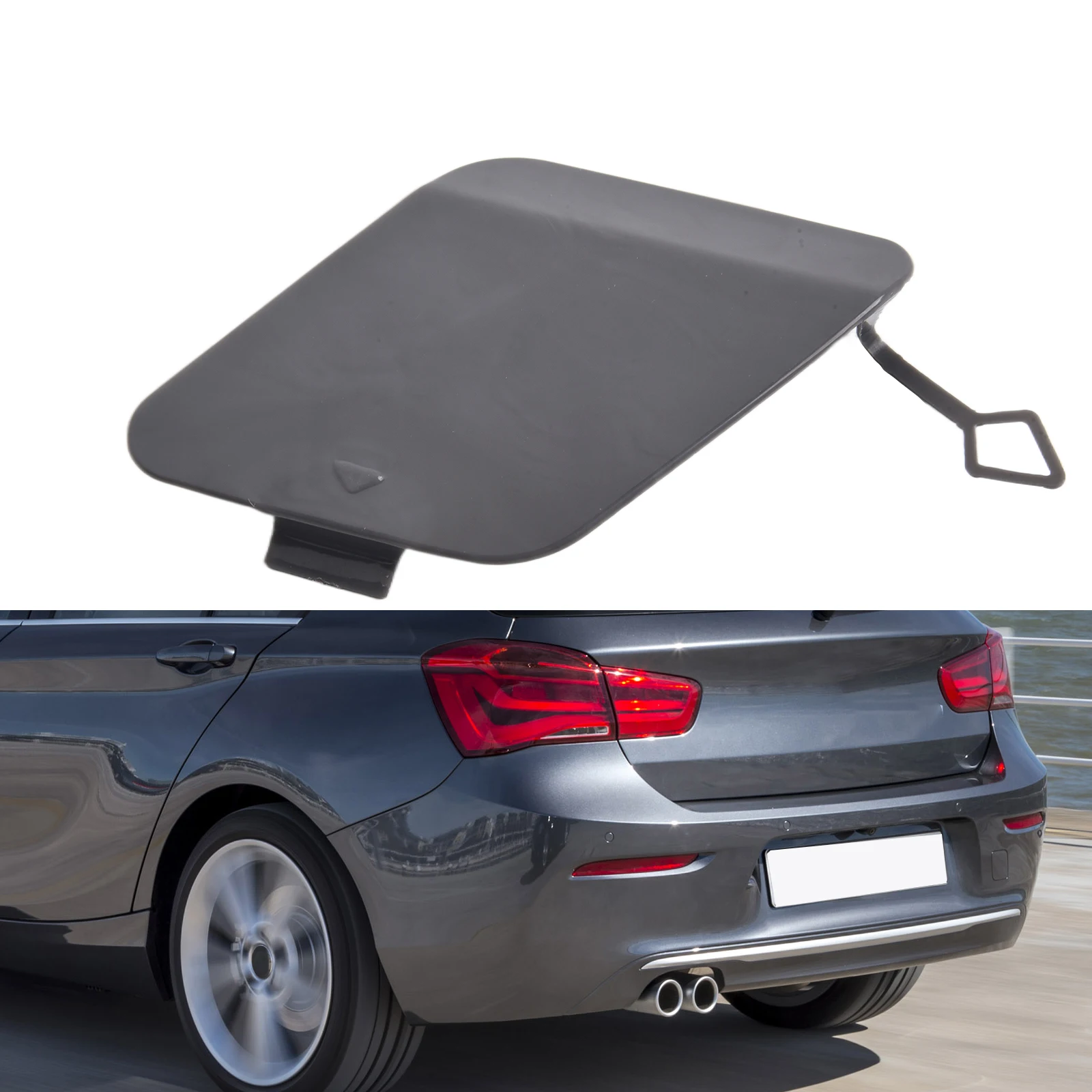 Replace Your Old and Worn Out Rear Bumper Tow Hook Cover Cap with this Brand New Part Fits For BMW 1 Series F20 116i 118i 10 15