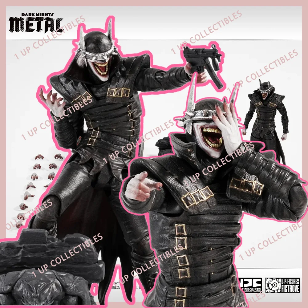 U-P-Finegures The Batman Who Laughs conjunto de figuras de acción 1/12 Dark Night Metac Supervillain Dc figura de Anime modelo coleccionar juguete para regalo