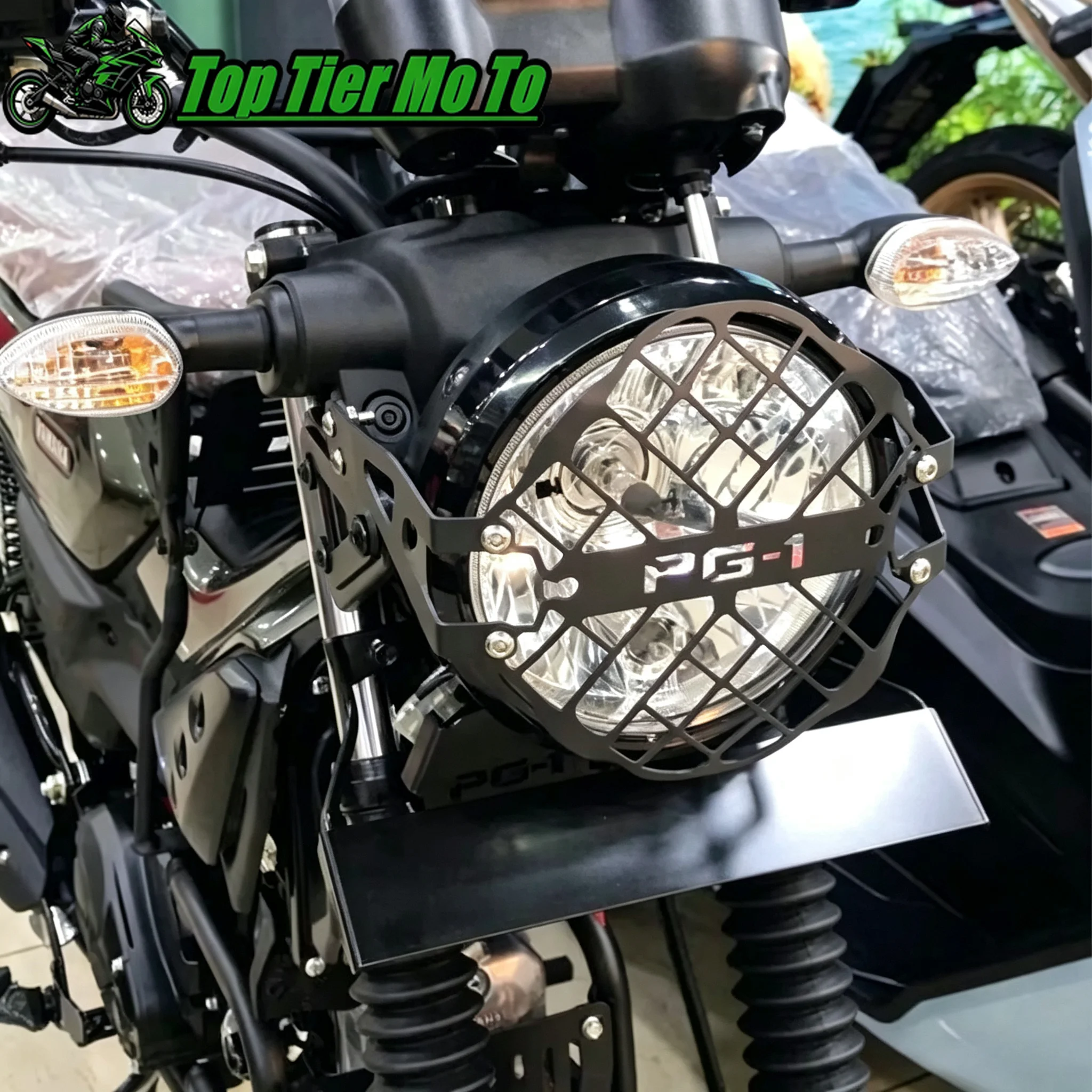 Fit For YAMAHA PG-1 2023-2026 Motorcycle Protection Mesh Grill Headlight Head Light Guard Protector Cover Grille accessories