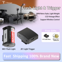 TTArtisan Flash Light Mini Fill Light Flash Trigger Wireless Control 5600K 350mAh Portable Retro Vintage Film Effect Cold Shoe