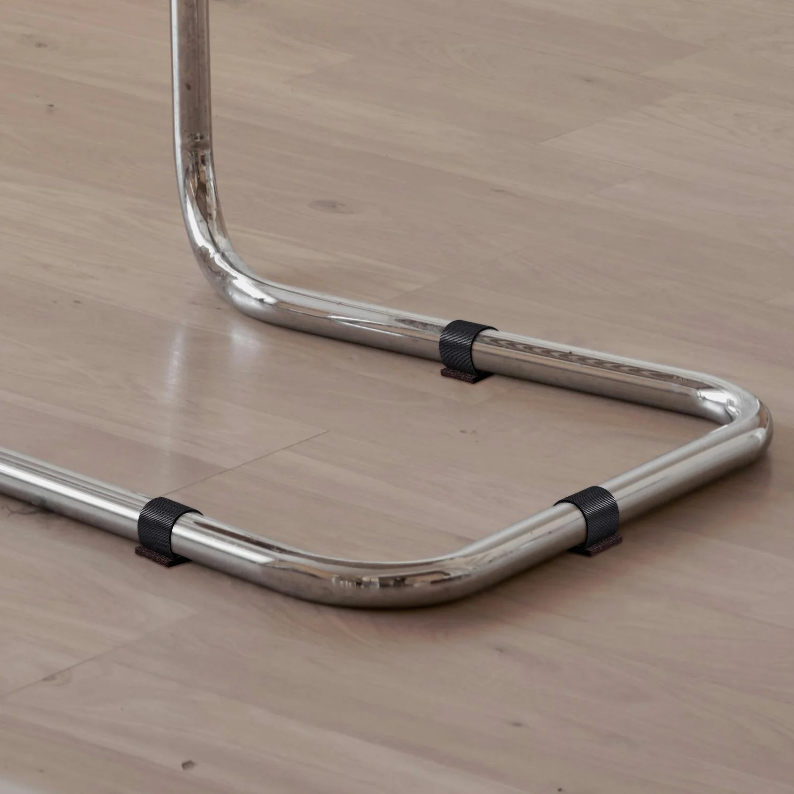 

6pcs Furniture Pads With Hook Loop Fastener Non Slip Floor Protectors For Chair Legs Hardwood Floors Furniture Leg Pads Home