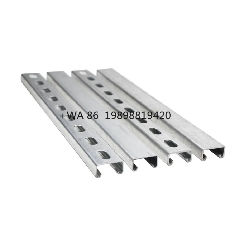 Hot Dip Galvanized Photovoltaic Bracket Seismic Accessories Aluminum Magnesium Solar Punching Customized Welding