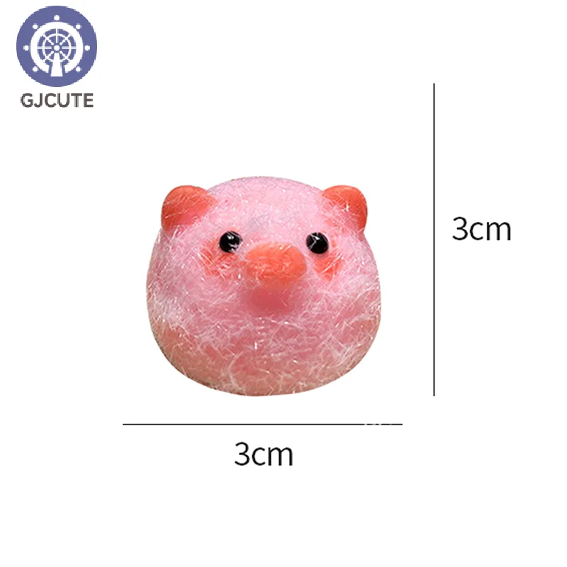 Miniature Chick Pig Animal Relief Squeeze Toy Sticky Squishy Mini Penguin Duck Stress Relief Squishy New Fidget Toy