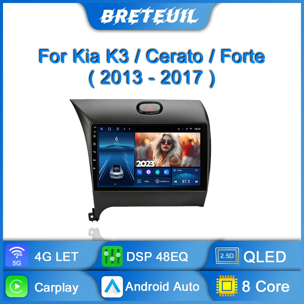

Car Radio For Kia K3 Cerato Forte 3 2013 - 2017 Android Multimedia Video Player GPS Navigation Carplay Touch Screen Auto Stereo