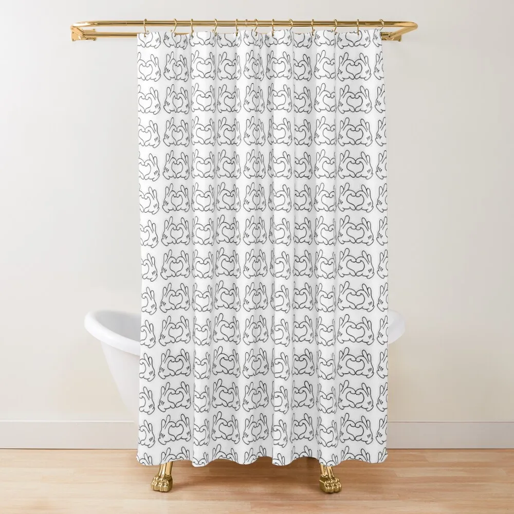 

heart hands Shower Curtain Bathroom Box Luxury Bathroom Shower Modern Accessory Bathrooms Toilet Accessories Bathroom Curtain