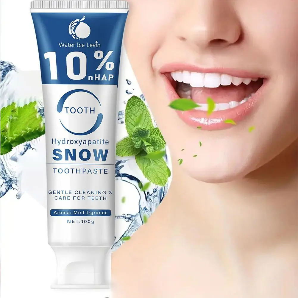 

Nano Whitening Toothpaste, Hydroxyapatite Cleans Teeth, Toothpaste, as a Teeth, Deep Home Fresh Use Cleans Gift for Breath V8F3