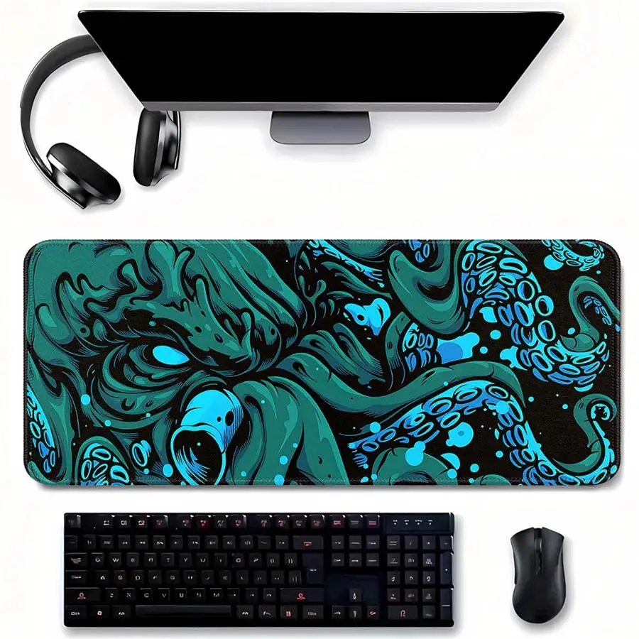 Anti slip Mouse Pad Computer Laptop Pad Desk accessories Game Console Pad office Pad Keyboard Mouse Pad Dark Fantasy Creature