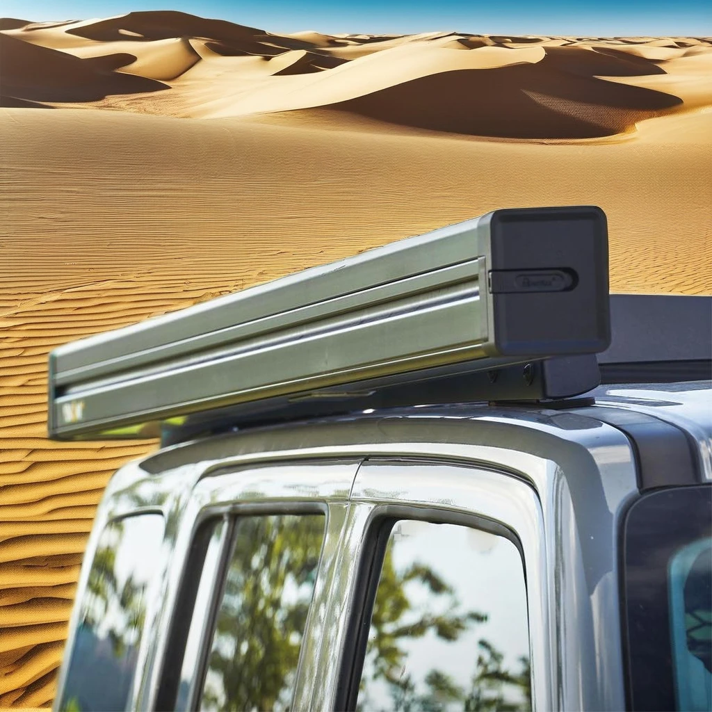 

Outdoor 4x4 Accessories Rooftop Retractable Awning With Led Light Strip Awning