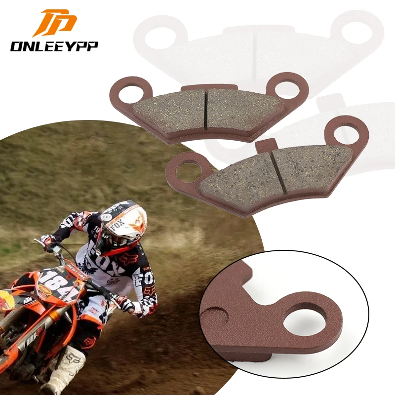 

ONLEEYPP Motorcycle Parts Hydraulic Disc Brake Pads Front Rear Pad For Dirt Pit Bike Bicycle Electric Scooter ATV Quad Go Kart
