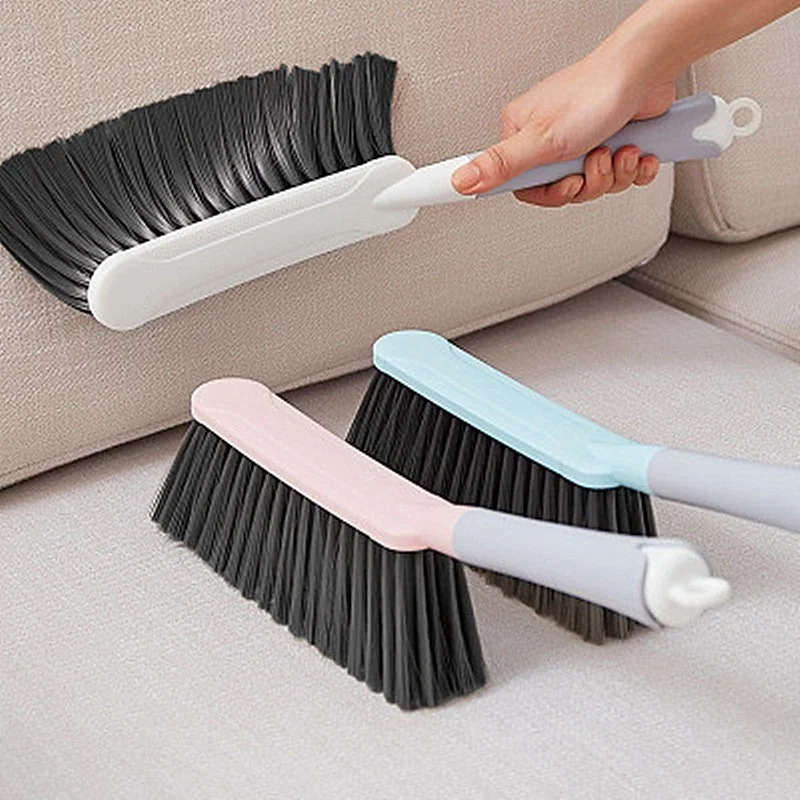 

New 1 piece bed sweeping brush with handle pet hair removal brush bed dust removal brush sofa furniture bookshelf cleaning tool