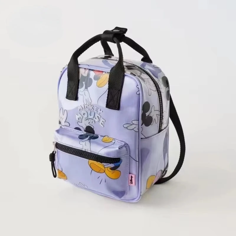 Disney New Children\'s School Bag Girls Fashion Mickey Mouse Backpack Mini Backpack Cute School Bag Boys and Girls