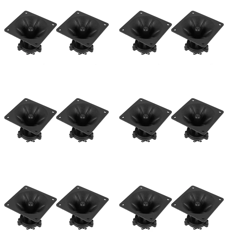 Y19A 12Pc Tweeters Piezoelectric Tweeter Loudspeaker Buzzer Treble Square Audio Speaker