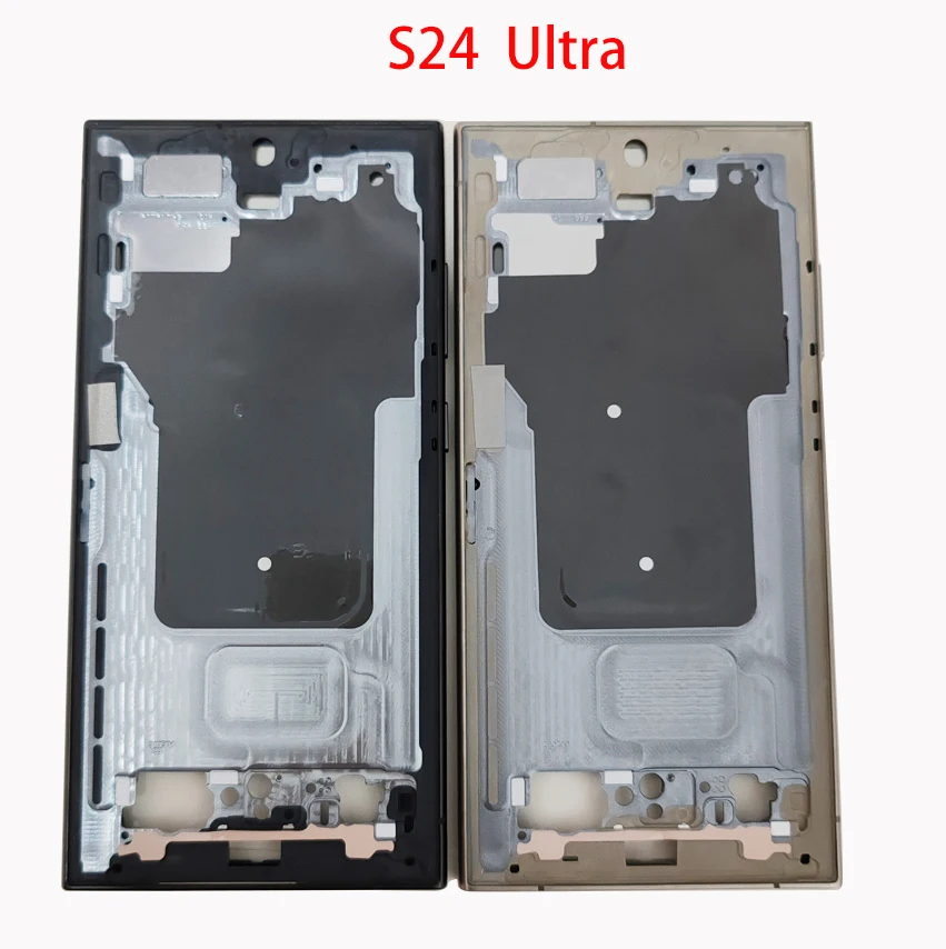 1Pcs LCD Display Middle Frame Front Housing Mid frame Bezel For Samsung Galaxy S24 Plus S24 Ultra