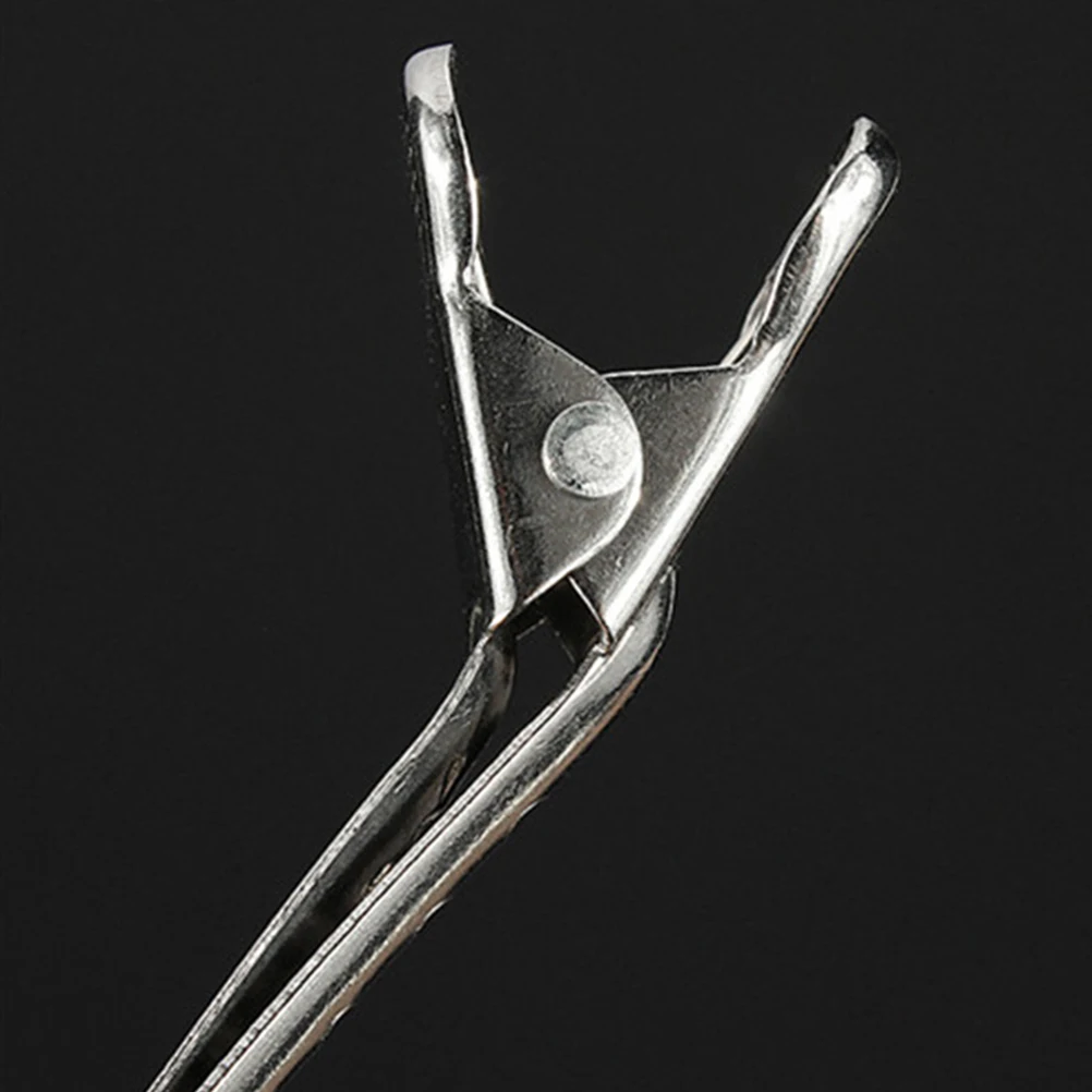 

12Pcs Long Mouth Steel Clips Hair Dye Hairpin Practical Reusable Salon Tools No Hassle Coloring Experience Size L