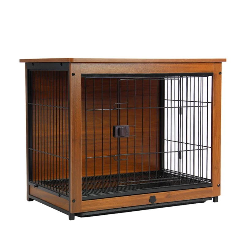 Dog Cage Wooden Pet Indoor Shiba Inu Teddy Medium Small Dog Fence