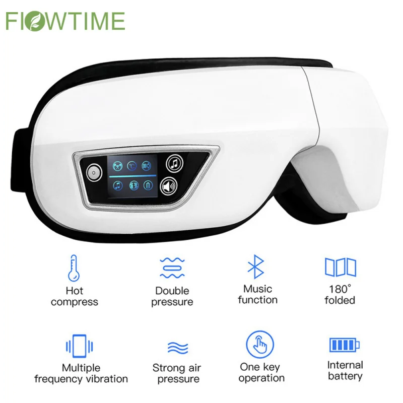 

6D intelligent vibration eye care airbag up and down massager Bluetooth music