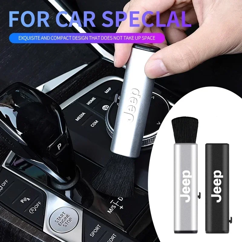 

1 Pcs Car Retractable Cleaning Brush Air Conditioner Computer Cleaning Brush For Jeep Renegade Patriot Wrangler Commander JK