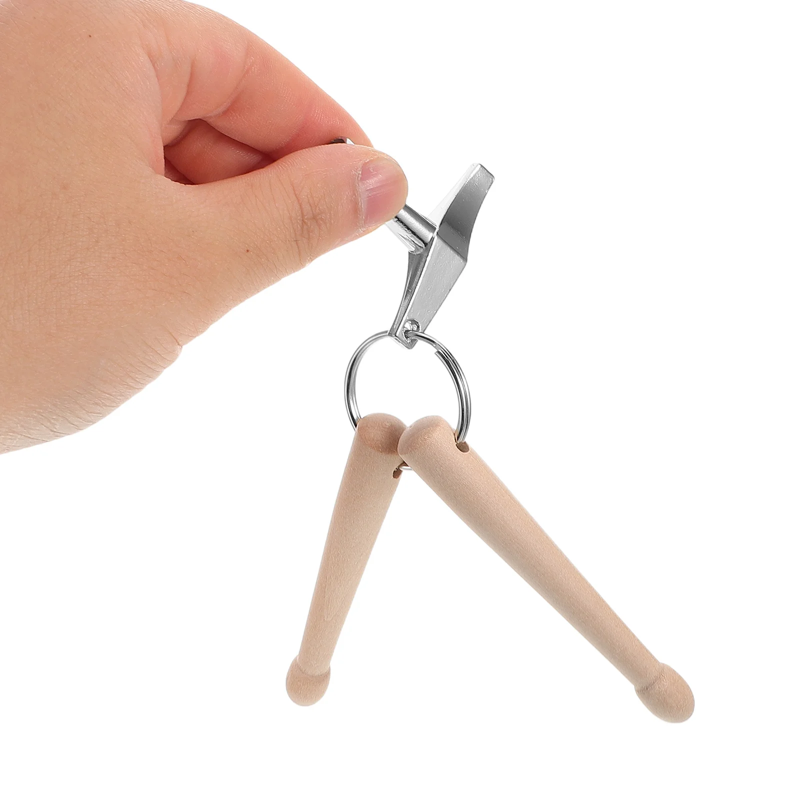 

Mini Drumstick Keychain Wood Mini Drum Mallet Musical Pendant Bag Purse Decor Drummer Accessories Percussion Backpack Charm