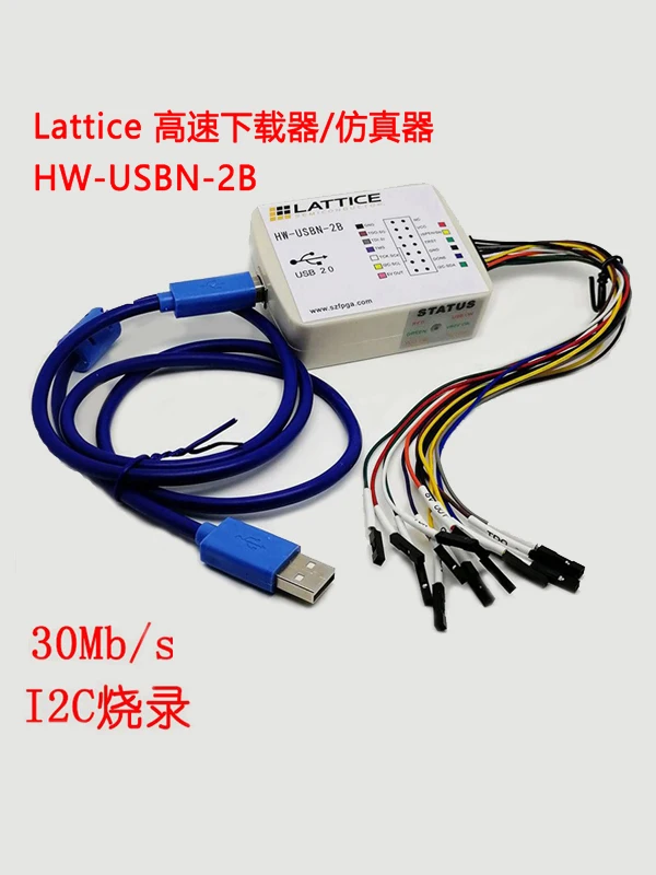 Lattice Downloader High Speed Programmer HW-USBN-2B Fpga Simulator Ispdown Burner