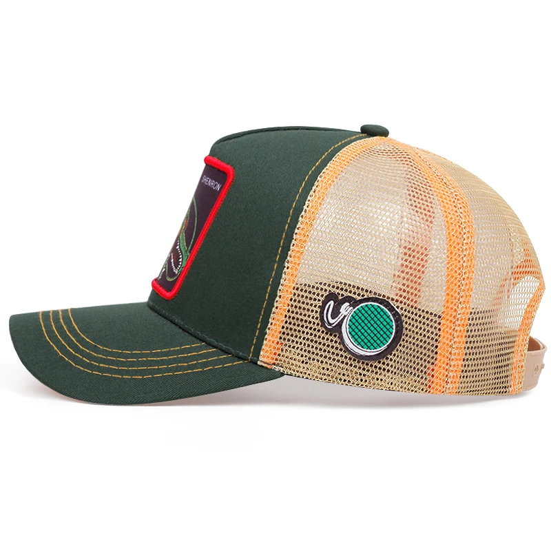 Fashion trend baseball caps men's and women's outdoor summer sun block visor American truck driver net cap cap image 3
