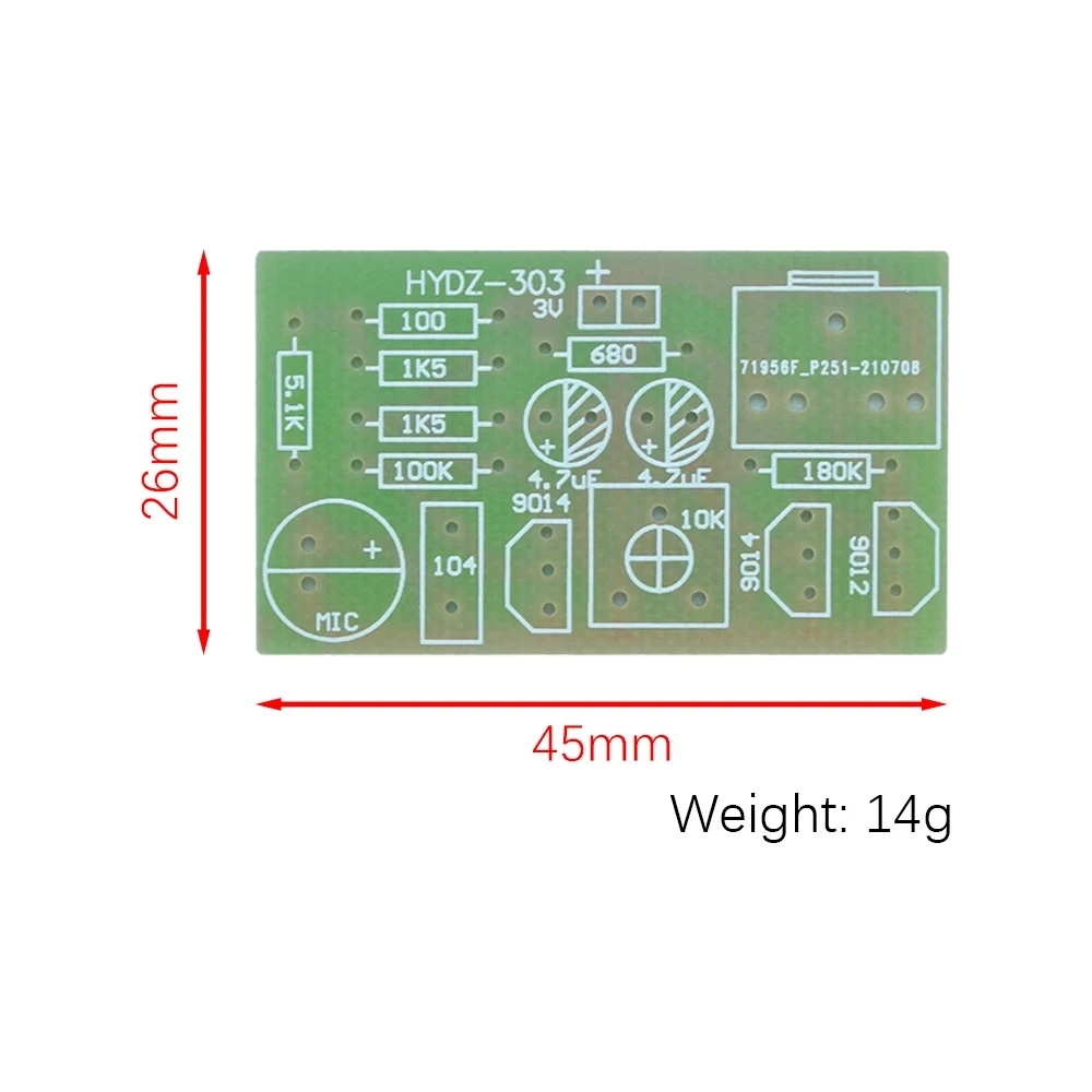 Multistage amplifier hearing aid manufacturing Kit Electronic manufacturing Kit Student training pieces DIY teaching kit