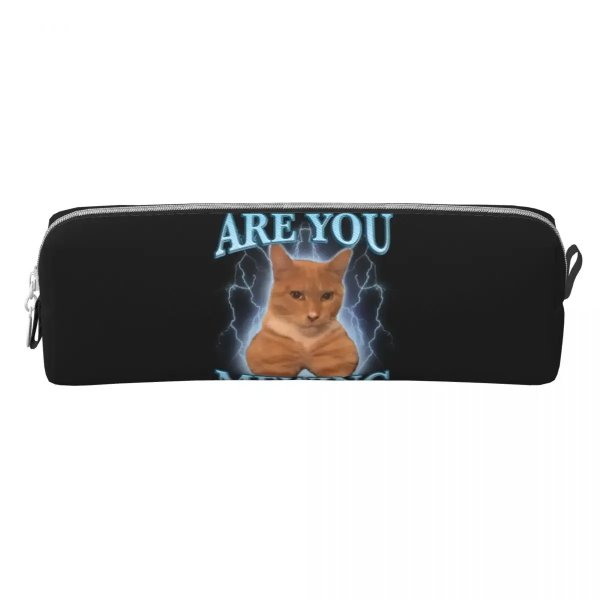 My Honest Reaction Pencil Case Fun Cat Meme Boy Girl Cute Pencil Bag School Pencil Cases Stationery Organizer Birthday Present