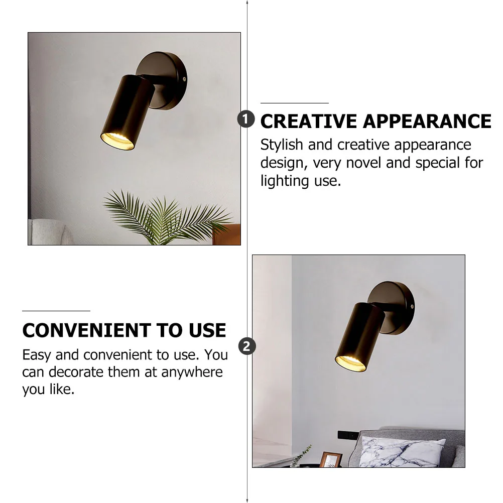 

Stylish Bedside Wall Lamp Decoration Iron Creative Lighting Fixtures Stairway Hallway Path Corridor Simple Design