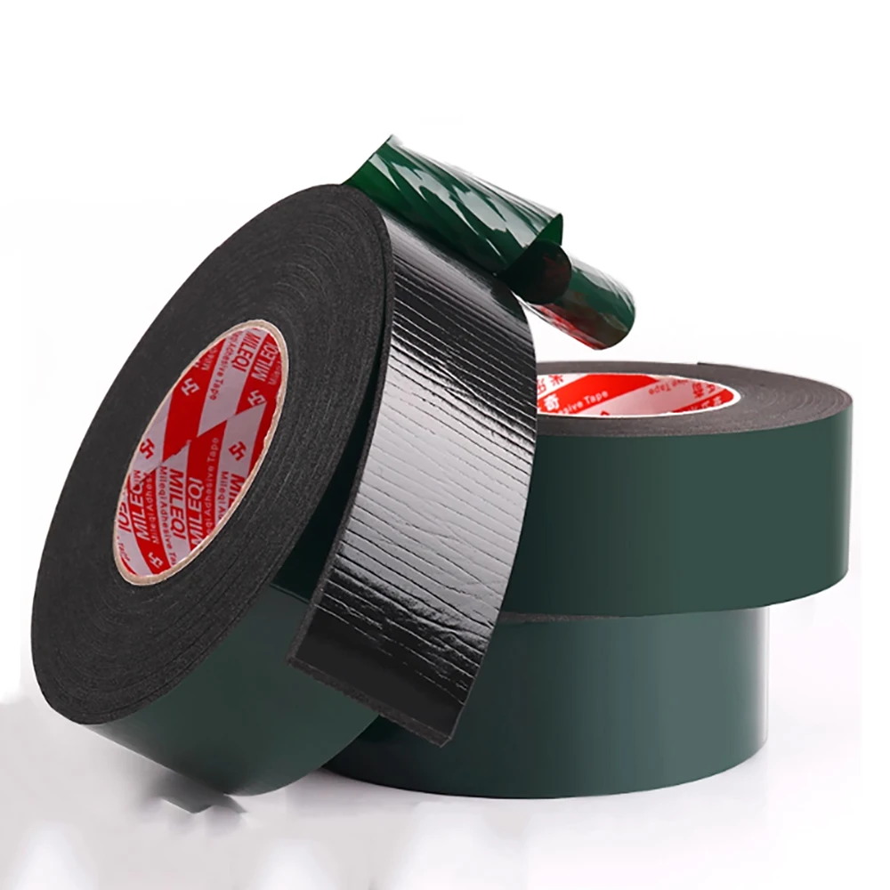 Width 10-50mm Sealing Double-Sided Tape PE Ultra Strong Sponge Foam Repair Tape High Viscosity Cable Duct Non Marking Tape
