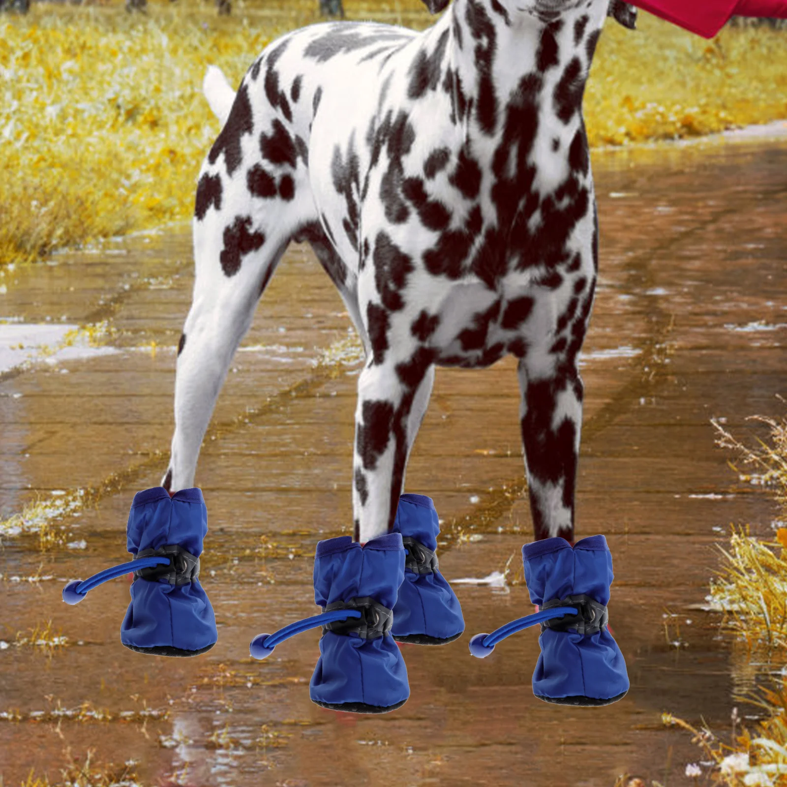 

3Sets Pet Rain Boots Waterproof Thickened Dog Shoes Non-Slip Outdoor Pet Supplies Dog Rain Boots Waterproof Boot