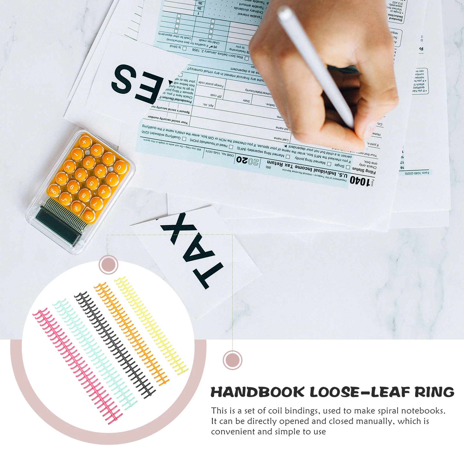 

11pcs Loose-Leaf Hinges Book Making Binders Notebook Binding Spirals Retro Style High-Quality Segmented Plastic Notebook Spines